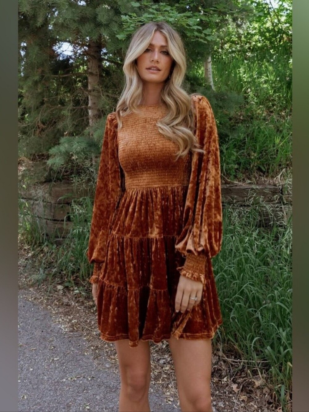 Baltic Born Crushed Velvet Kelee Dress - Picture 2 of 10